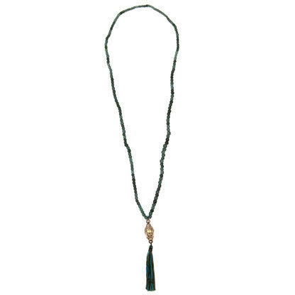 Buddah Tassel Necklace