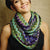 Zig Zag Knit Infinity Scarf