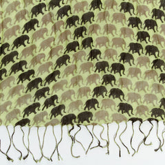 Elephant Pattern Scarf