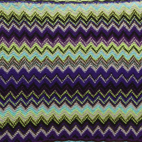 Zig Zag Knit Infinity Scarf