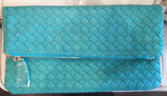 Fold Over Woven Clutch