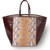 Page Snakeskin Tote