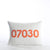 10"x14" Zip Code Pillow