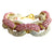 Colored Pave Link Bracelet